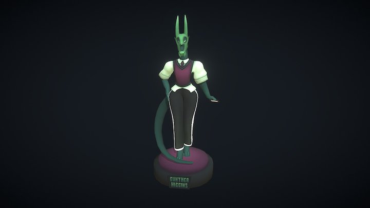 Gunther Posed 3D Model