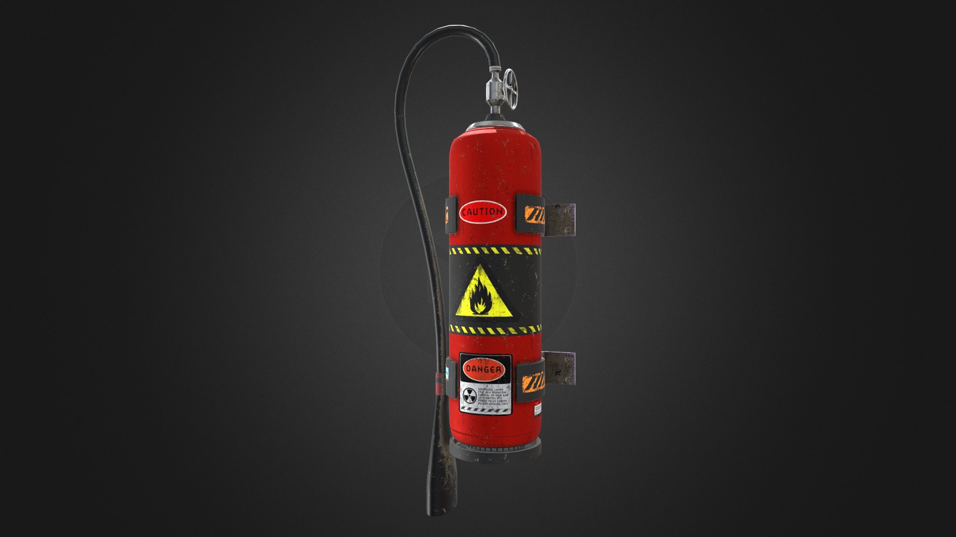 3D model Fire extinguisher - This is a 3D model of the Fire extinguisher. The 3D model is about calendar.
