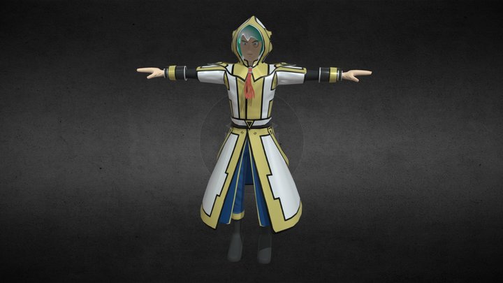 Aleister The Invoker 3D Model