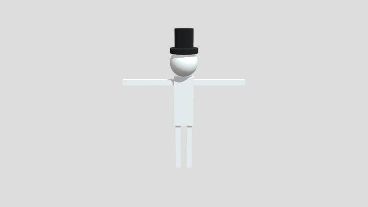 My Original character(not baldi) 3D Model