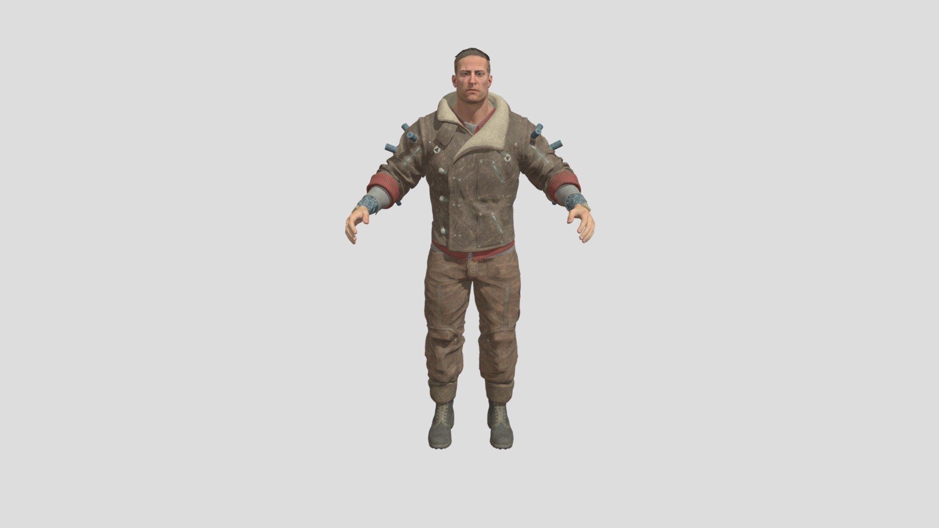 BJ Blazkowicz - Wolfenstein II The New Colossus - Download Free 3D ...