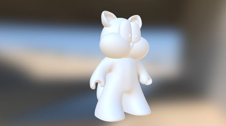 One Cool Cat (No Hat Edition) 3D Model