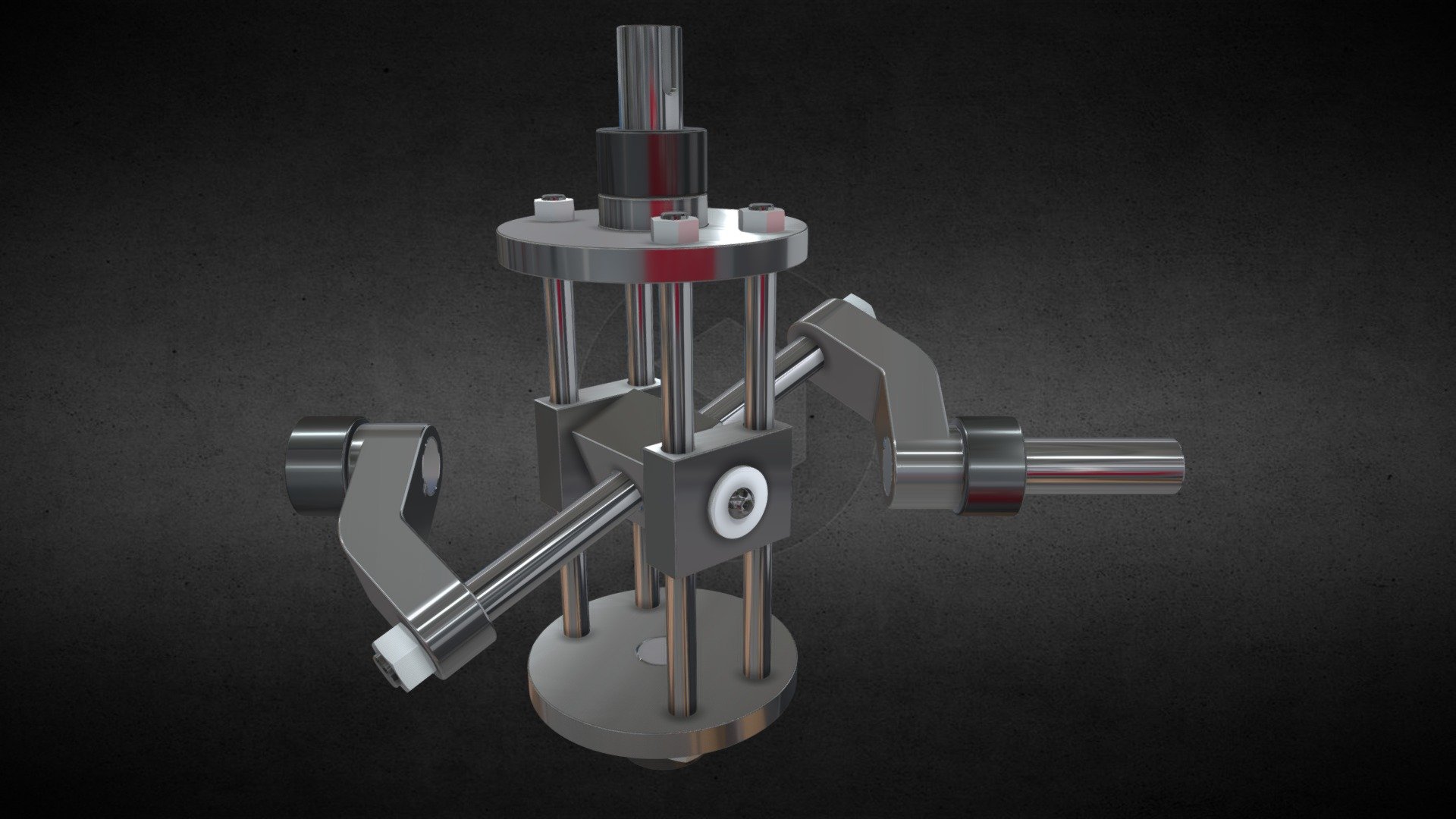 Oscillating Motion II Mechanism Download Free 3D model by trinityscsp