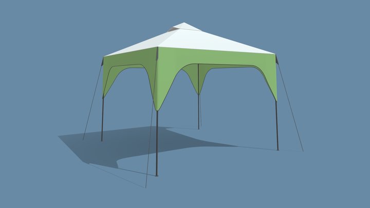 Coleman Tent 3x3 Meters 3D Model