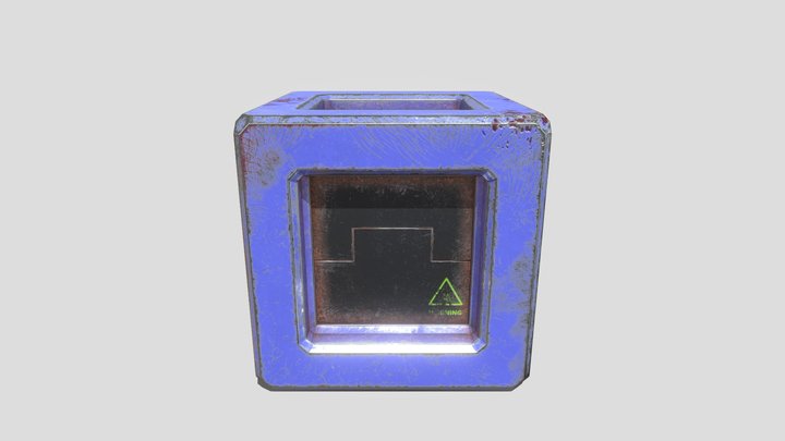 Weapon storage case Game Ready 3D Model
