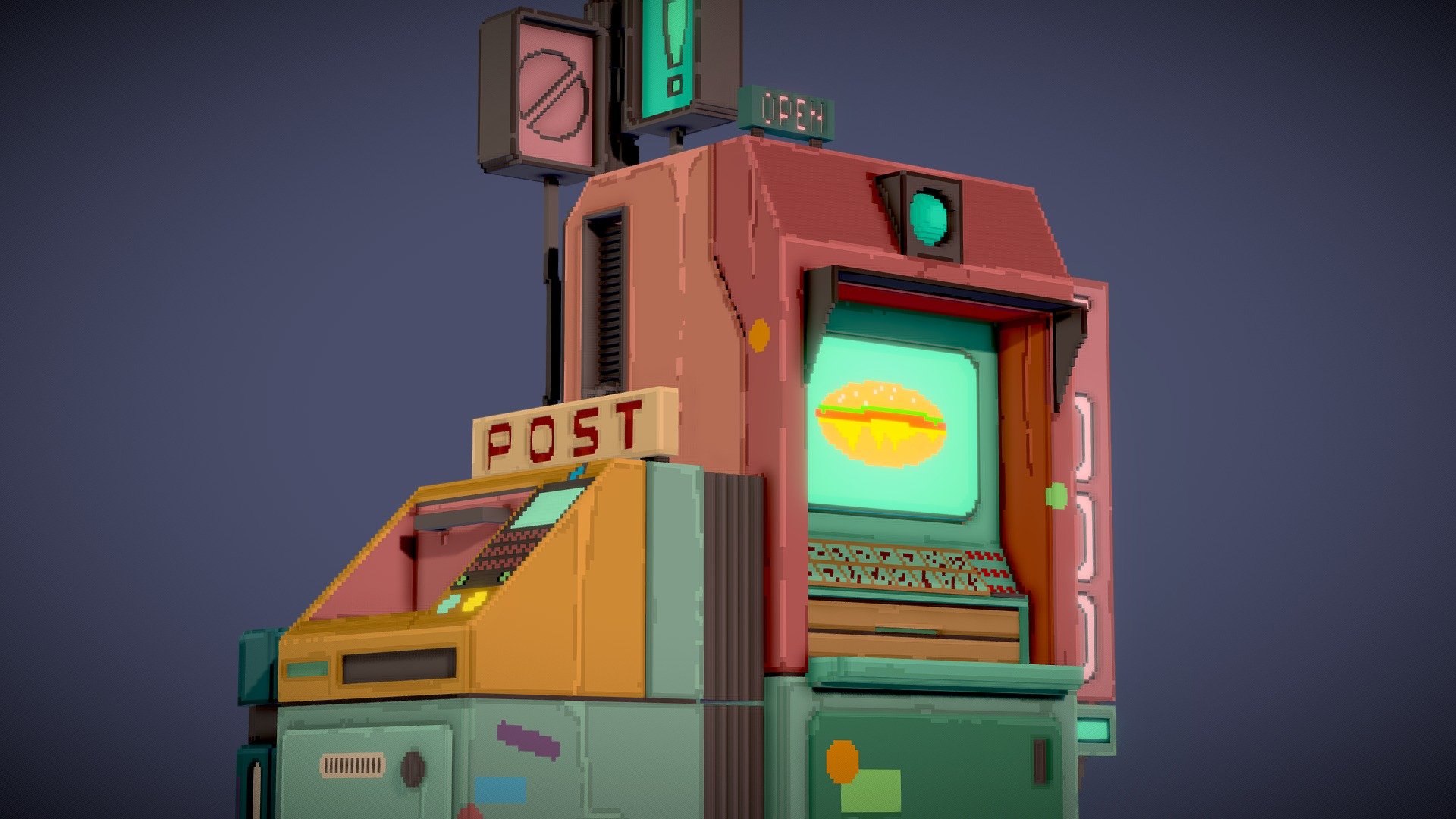 Magicavoxel Test - 3D Model By Naira (@naira001) [eb22cc6] - Sketchfab