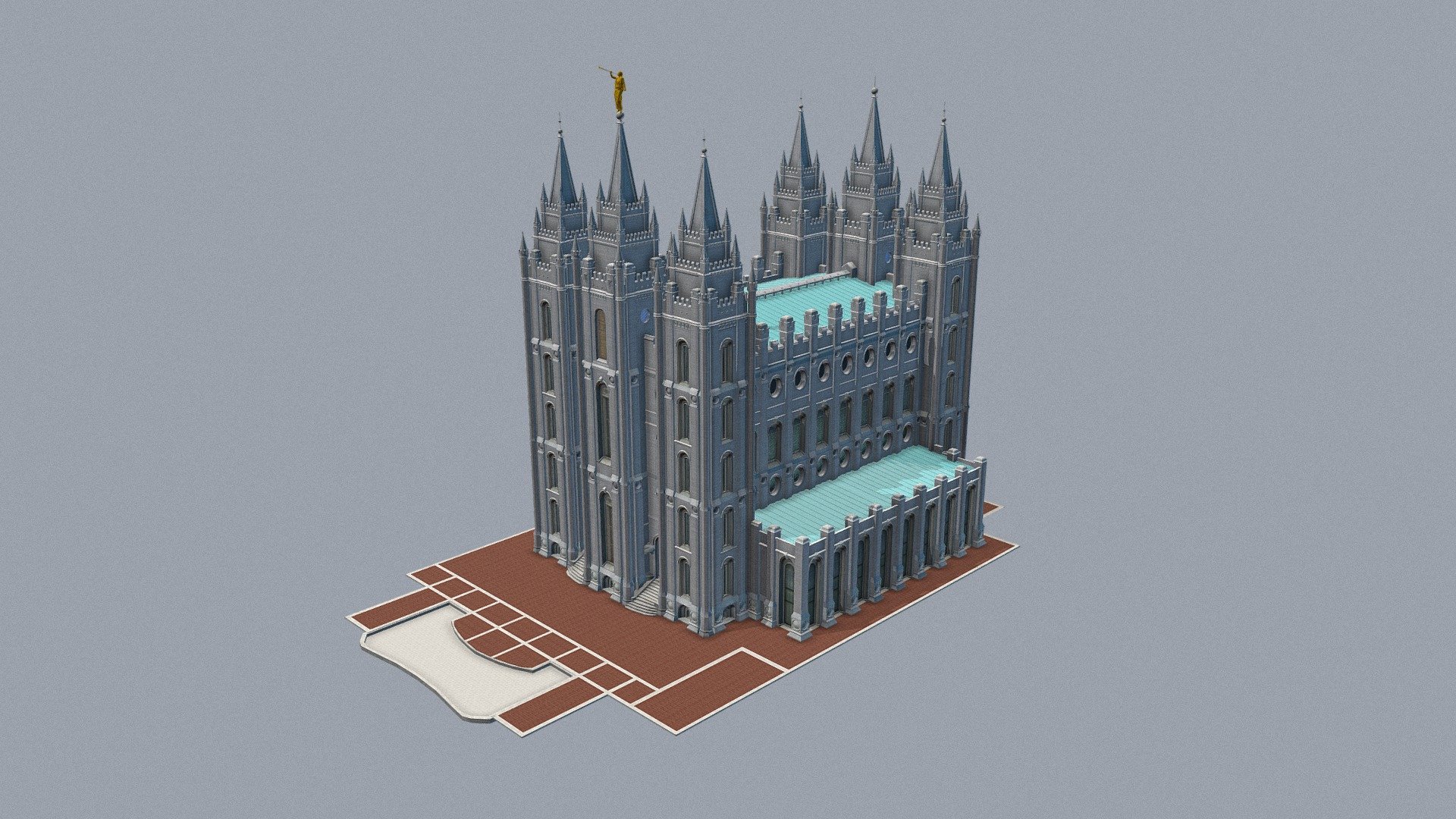 Temple - 3D model by dushkoavramovski [eb23af6] - Sketchfab