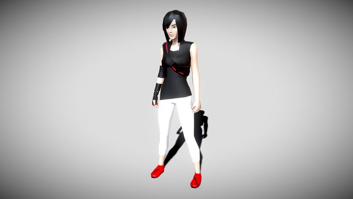 Mirror's Edge Faith 3D Model