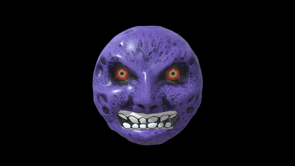 Purple sphere 3d model S