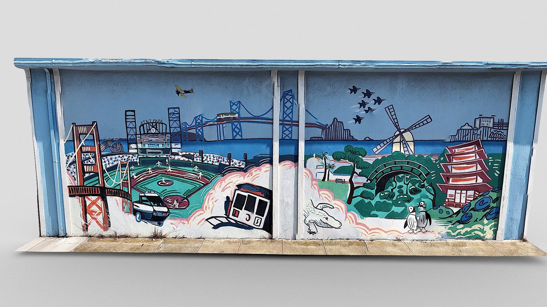 Day 281: San Francisco mural in the Sunset