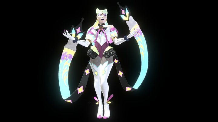Star Nemesis Evelynn 3D Model