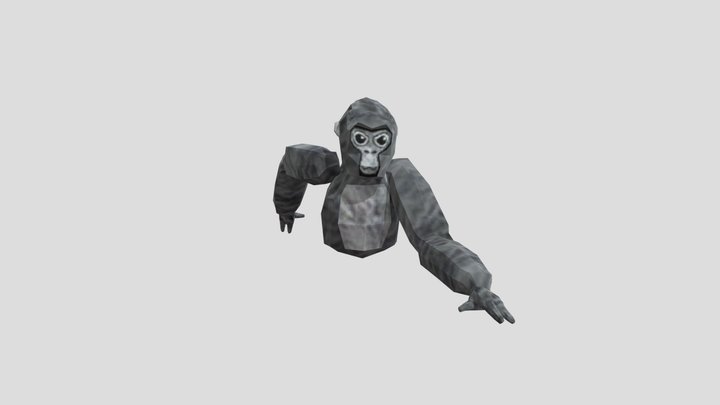 Gorilla tag running 3D Model
