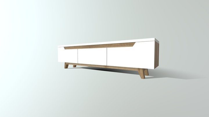 TV Stand S1M1 3D Model