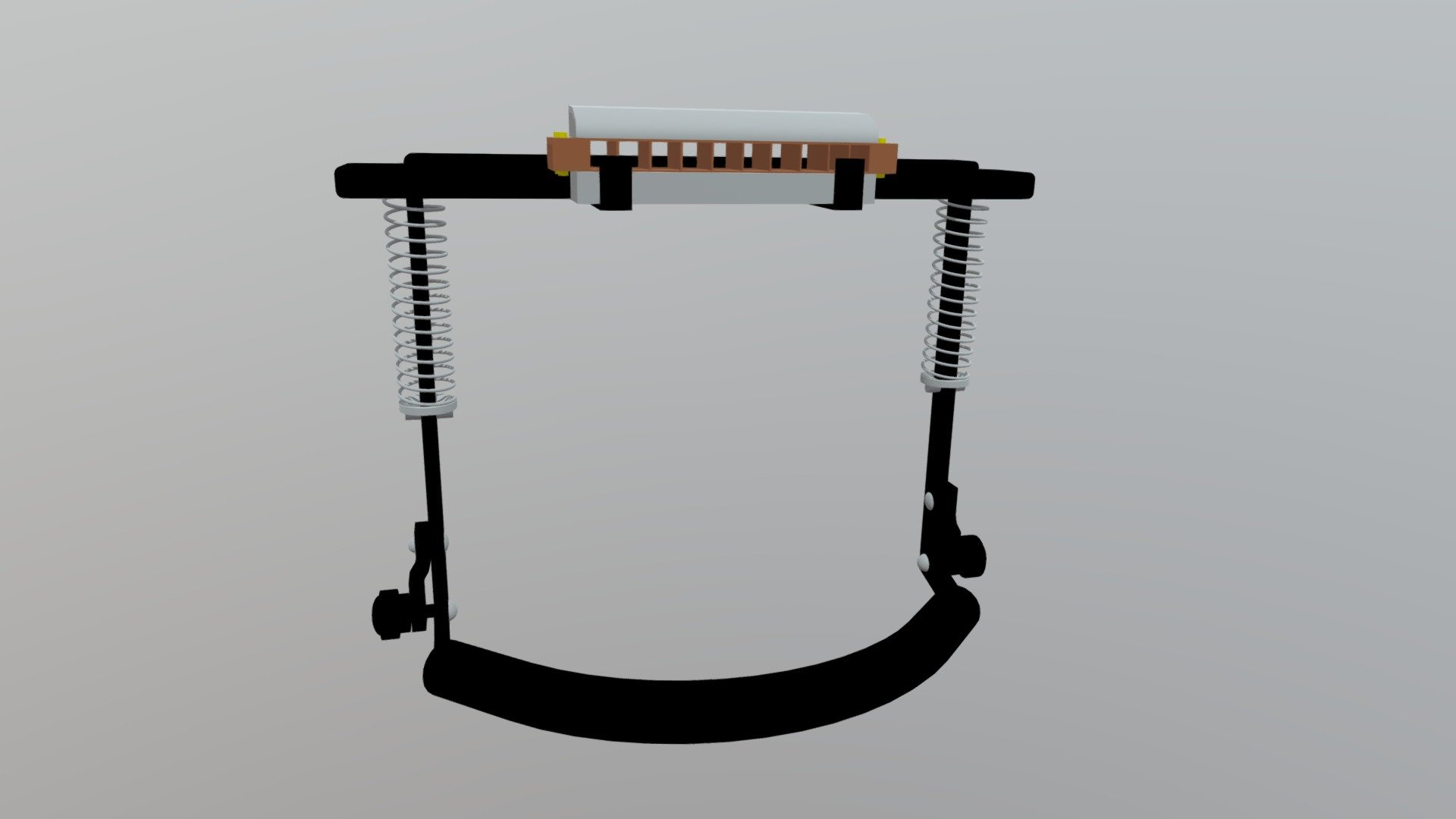 Harmonica and Neck Holder Download Free 3D model by akizer3d [eb2ba32