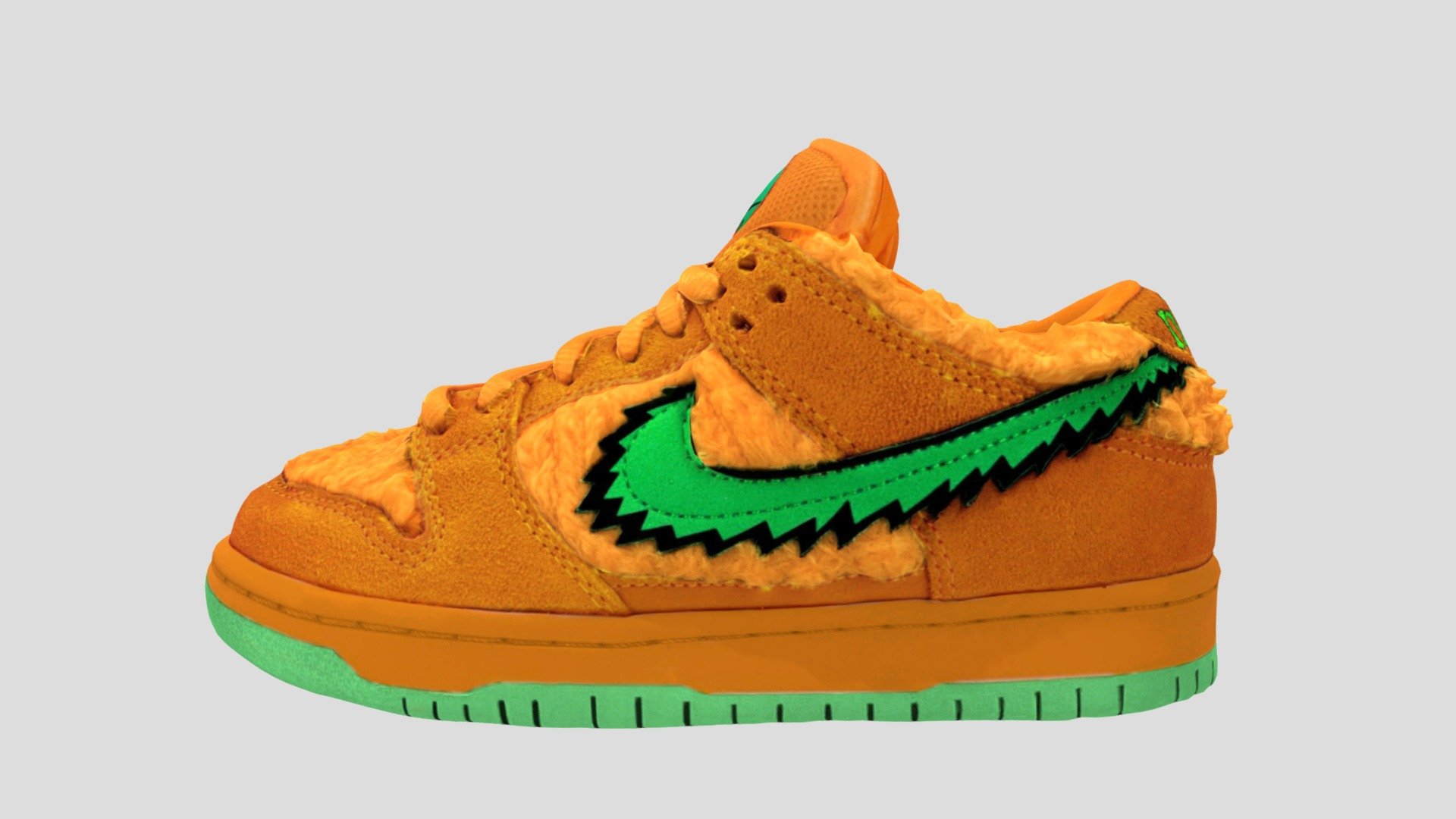 NIKE DUNK SB LOW Grateful Dead ORANGE - Download Free 3D model by ...