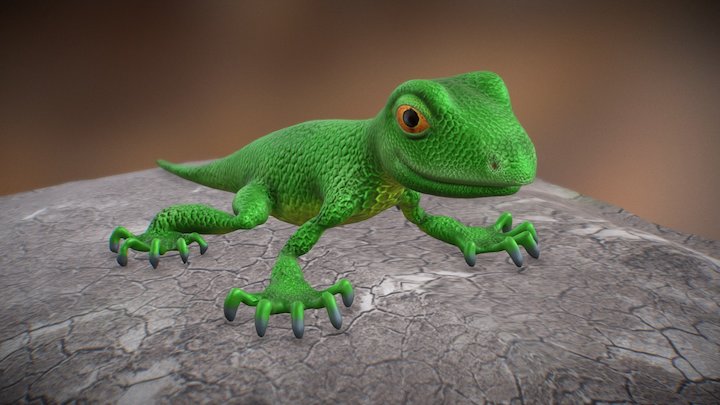 Lagarto 3D Model