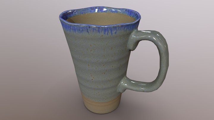 Genuine Japanese Raku-Mug 3D Model