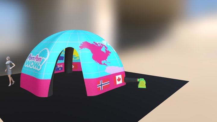 JMP Creastive Dome 20ft 3D Model