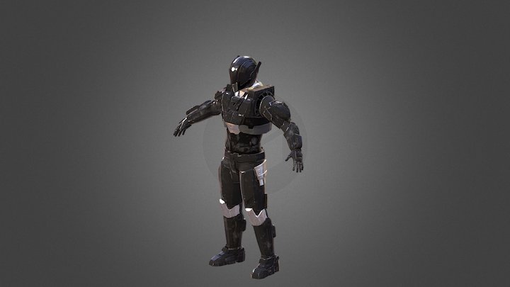 SciFi Robot 3D Model