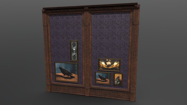 Victorian Era Wall Modkit 3D Model