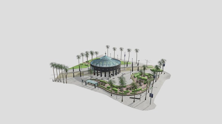Dick Greco Plaza 3D Model