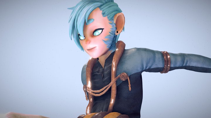 Monkey "Ao" 3D Model