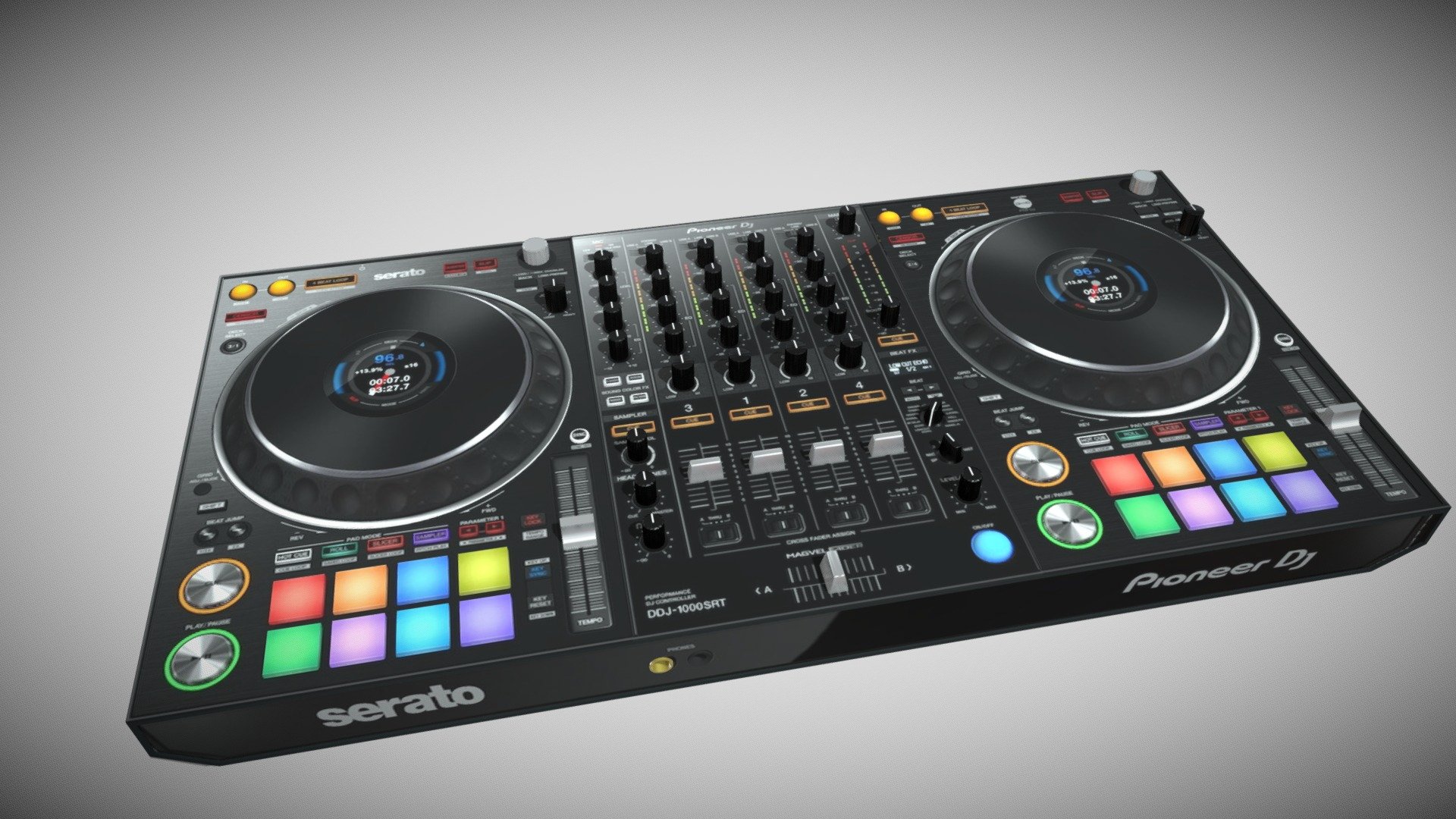 Pioneer DDJ 1000 SRT - Buy Royalty Free 3D model by jeff.kershaw ...