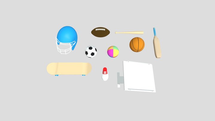 Sport supplies 3D Model