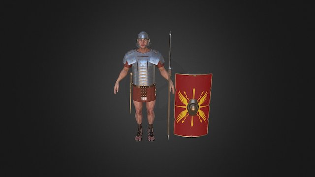 Roman Legionar 3D Model