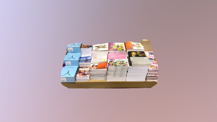 Eslite Book Stack 3D Model