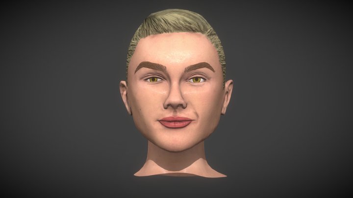 Florence Pugh_sculpt 3D Model