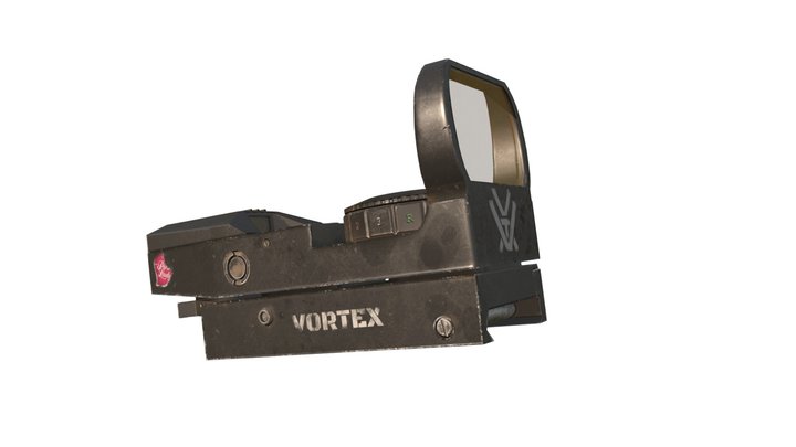 Red Dot Reflex Sight 3D Model