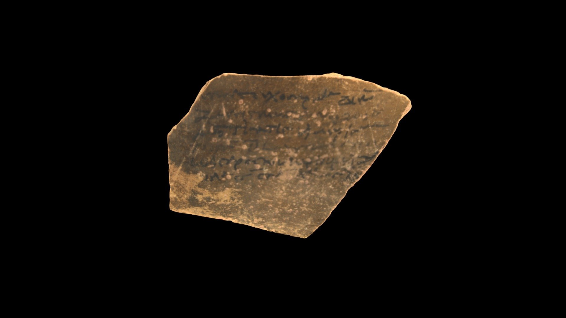 Houghton MS Ostraca 3154