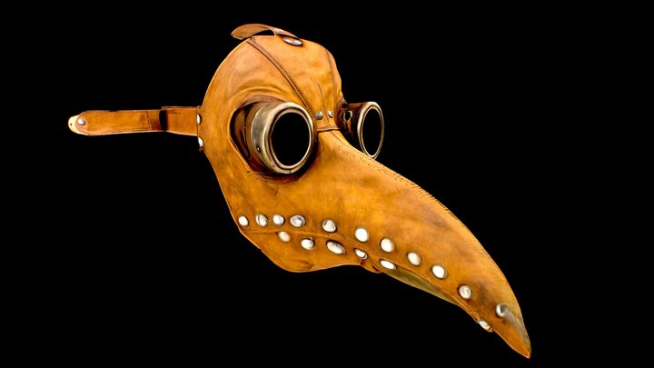 Doctor Plague mask face head