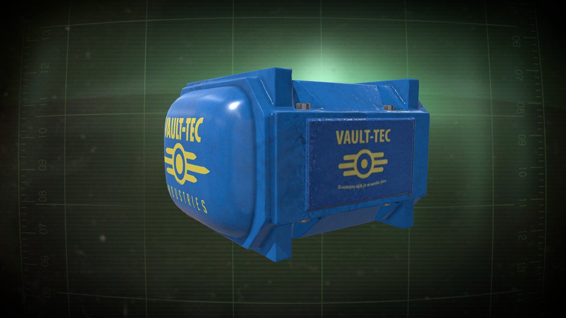 Fallout Vault-Tec chest New - Download Free 3D model by DeadLink