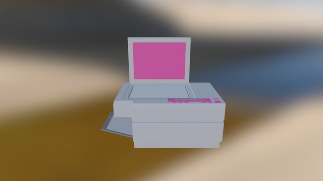 Photocopier 3D Model