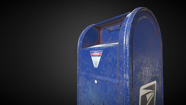 Post Box 3D Model