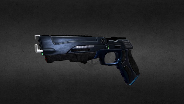 Future Gun 3D Model