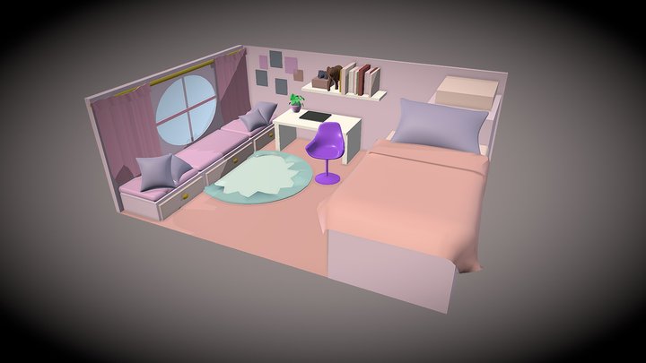 pokój dziecka 3D Model