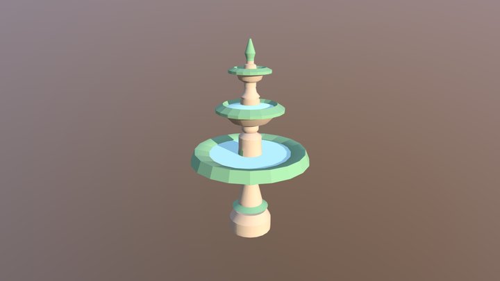 Fountain 1 3D Model