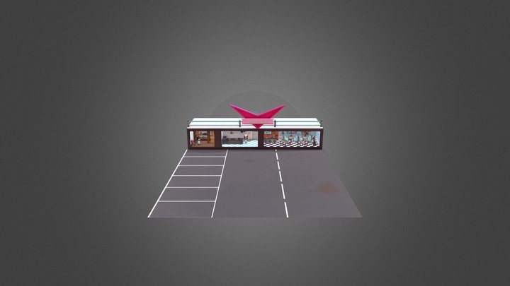 Shelter Scene 3D Model