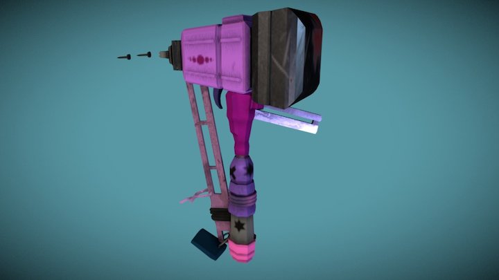 Nail-Gun Hammer 3D Model