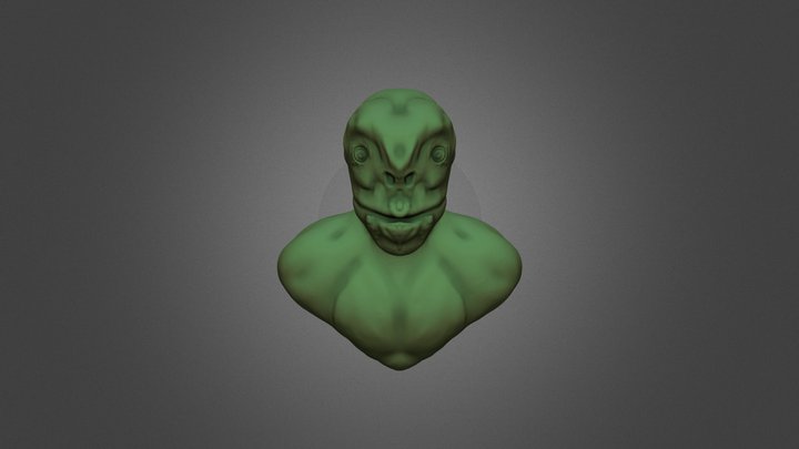 Turtle Man 3D Model