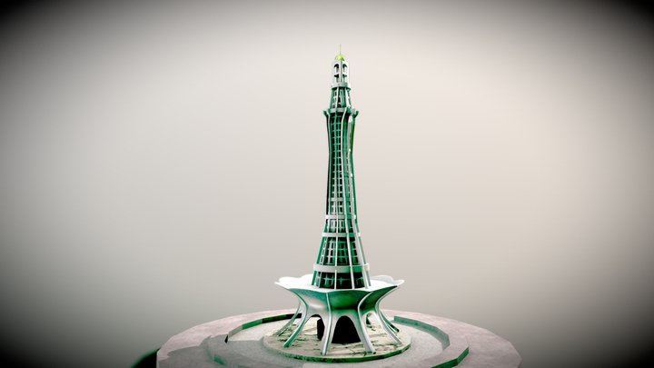 Minar-e-pakistan 3D Model
