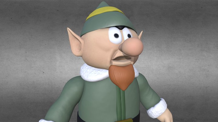 Elf Foreman "Why weren't you at Elf Practice!?" 3D Model