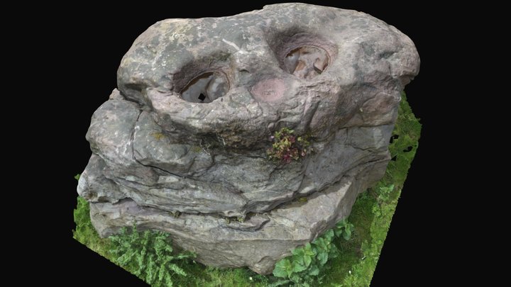 Clonlisk Bullaun Stone (OF045-046----) – Modello 3D gratuito STL