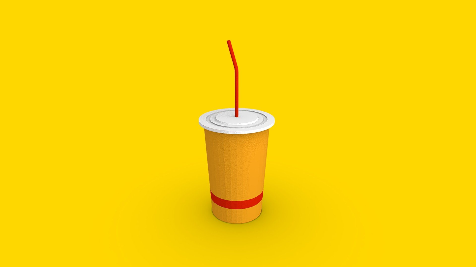 Low Poly Drinking Cup