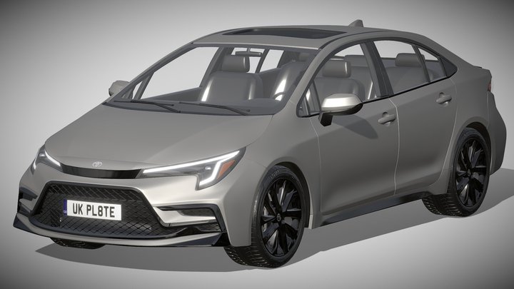 Toyota Corolla Sedan hybrid 2023 3D Model