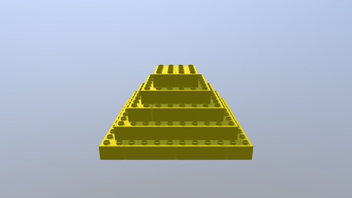 Lego Just Pyramid 3D Model