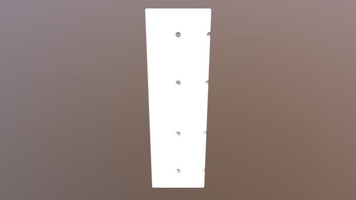 TUBE HOLDER RECTANGLE-VERSION 2 3D Model